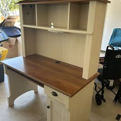 Desk, Bookcase, File Drawer, Chair
