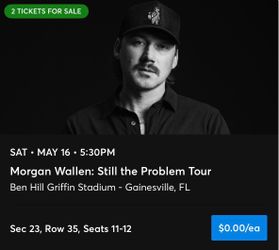 Morgan Wallen Tickets