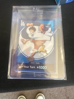 2026 One Piece Los Angeles Dodgers Monkey D Luffy Don Card Promo