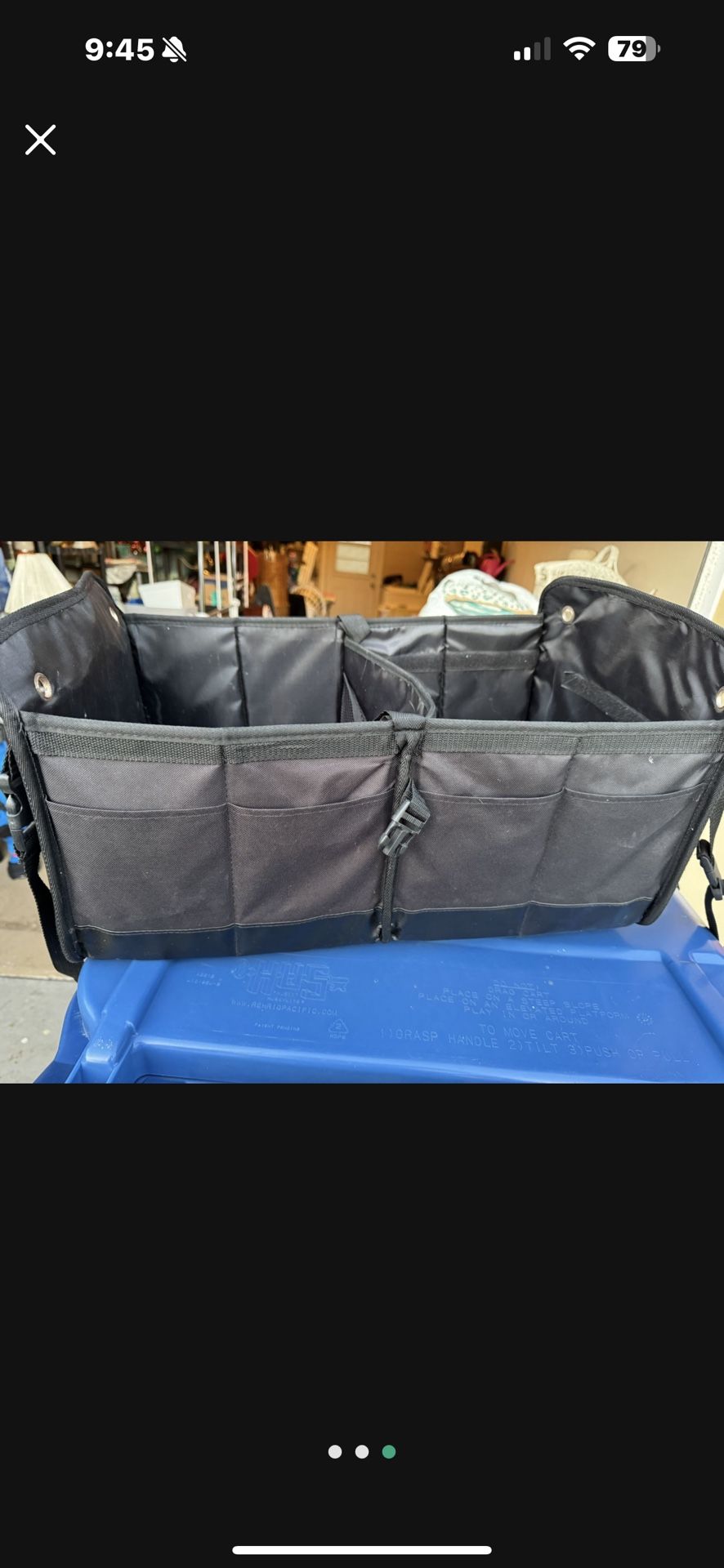 TRUNKCRATEPRO Trunk Organizer Car, Suv, Truck | Premium Adjustable Multi Compartments Car Trunk Organizer