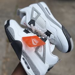 Jordan 4 White Cement Men 