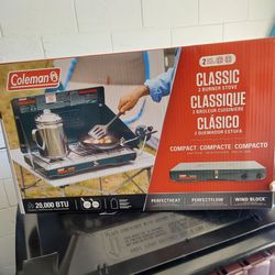 Coleman 2 burner stove