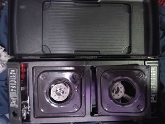 Camping propane stove burners