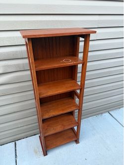Wooden book shelf