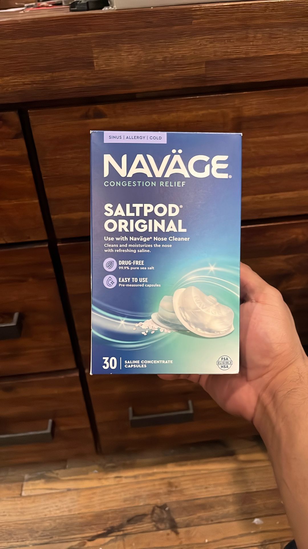 Navage Saltpod Original Refill Packs For Nose Cleaner