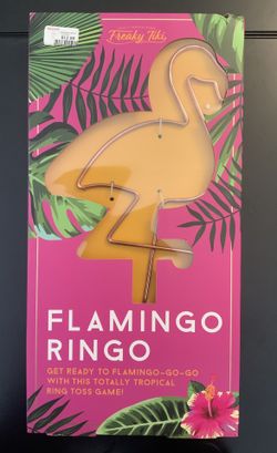 Freaky Tiki Flamingo Ring Toss Game
