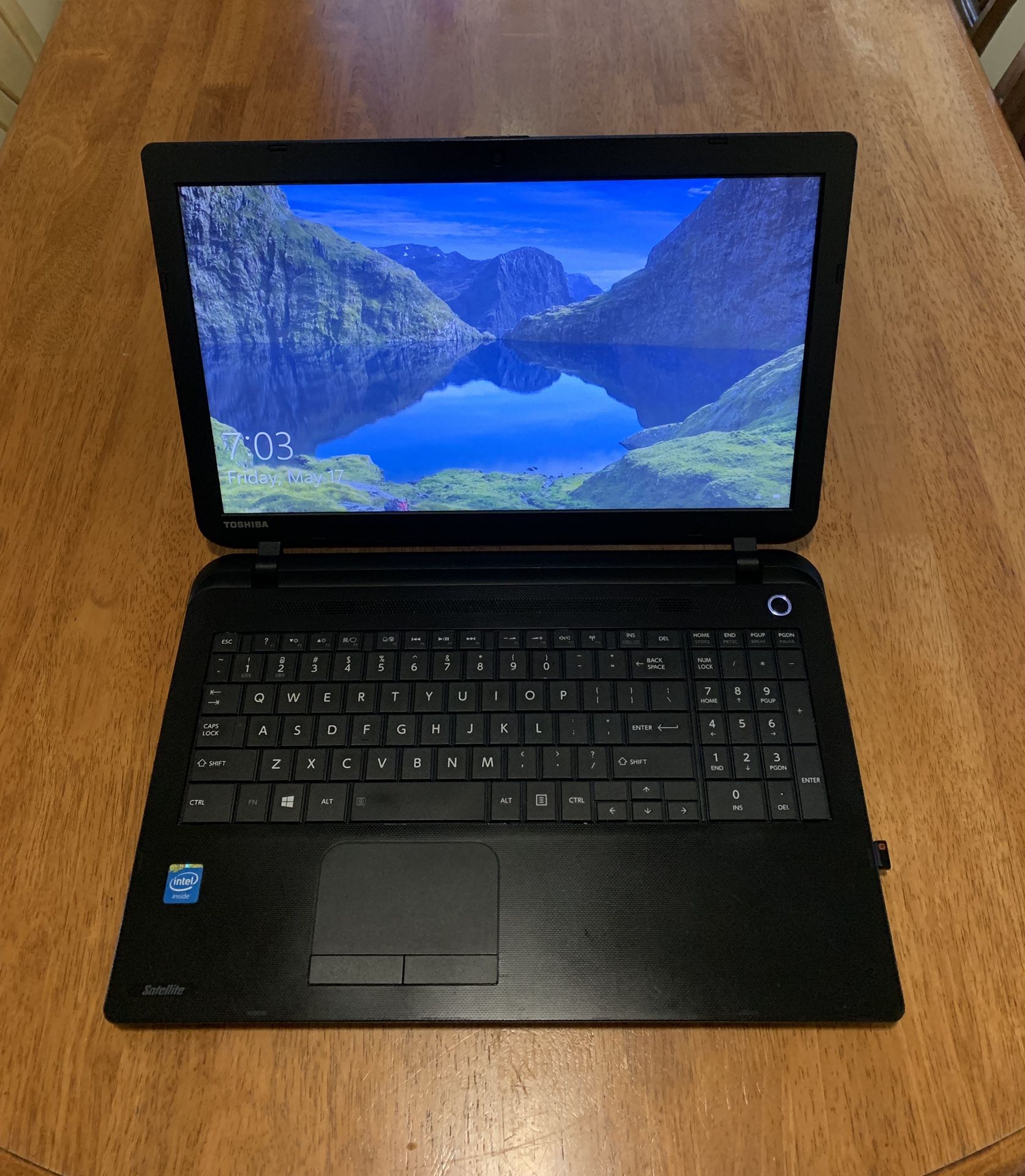 Toshiba Satellite 15.4” Laptop - Windows 10