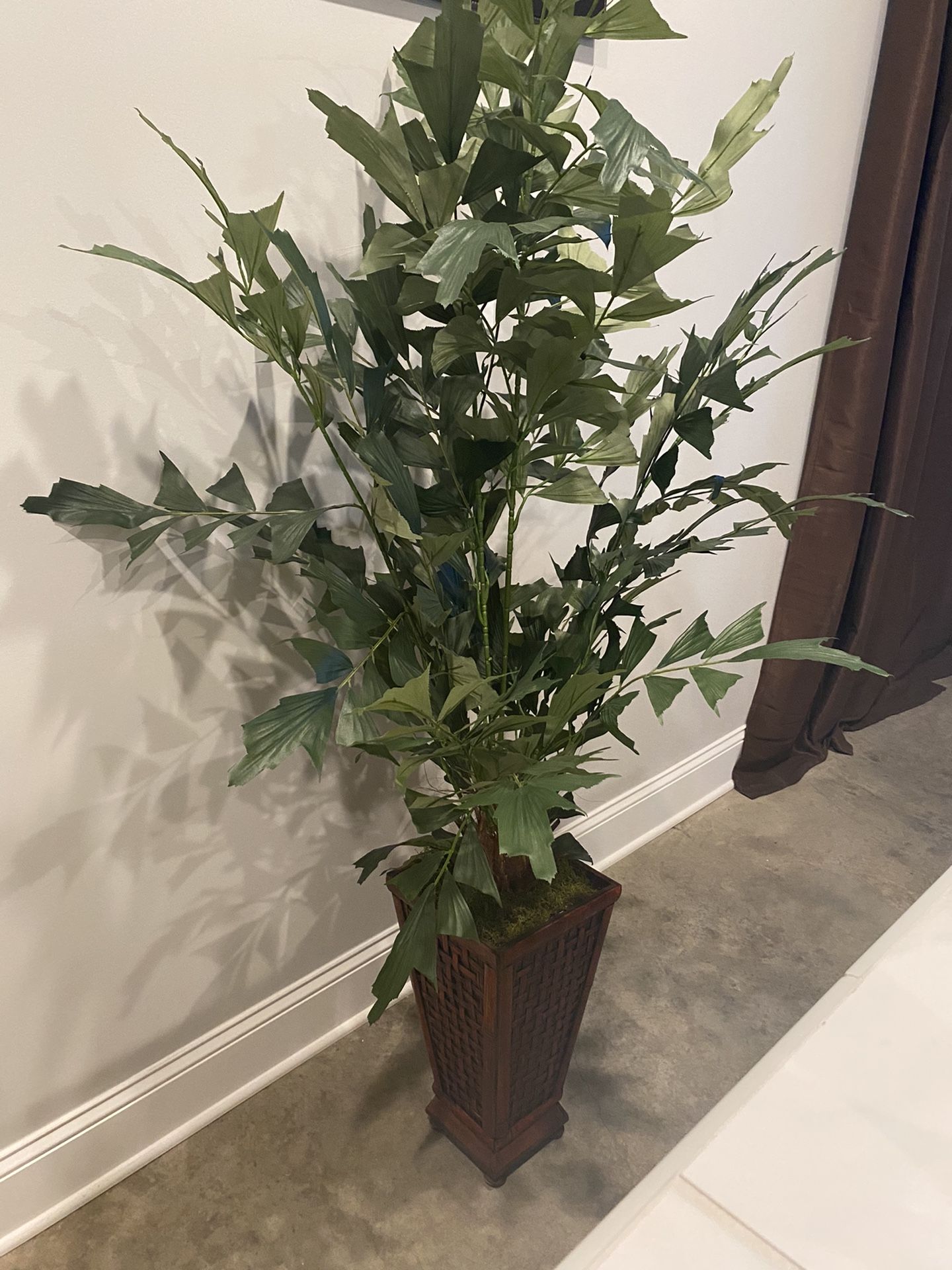 Faux Plant With Stand 