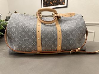 Louis Vuitton Monogram Denim Keepall Bandouliere