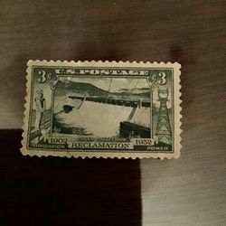 Vintage 1952  Reclamation 3 Cent Stamp