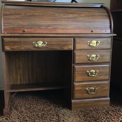 Vintage Riverside Furniture Roll Top Desk