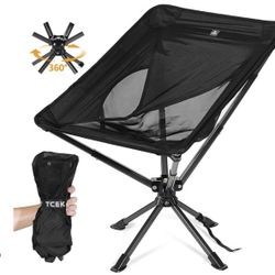 Father’s Day Gift TCEK Camping Adult Portable Swivel Chair (NEW)