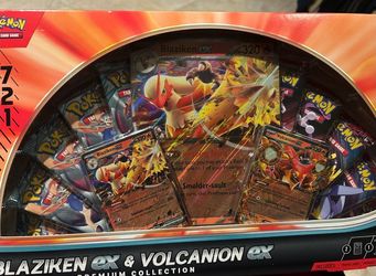 Pokemon! Blazikien EX & Volcanion EX Premium Collection.(OBO)