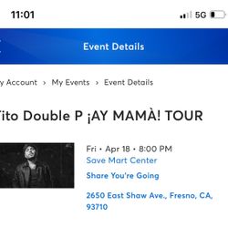 Tito Double P Tickets 