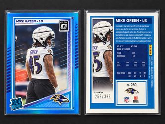 2025 Donruss Optic Mike Green Rated Rookie Prizm #250 /399