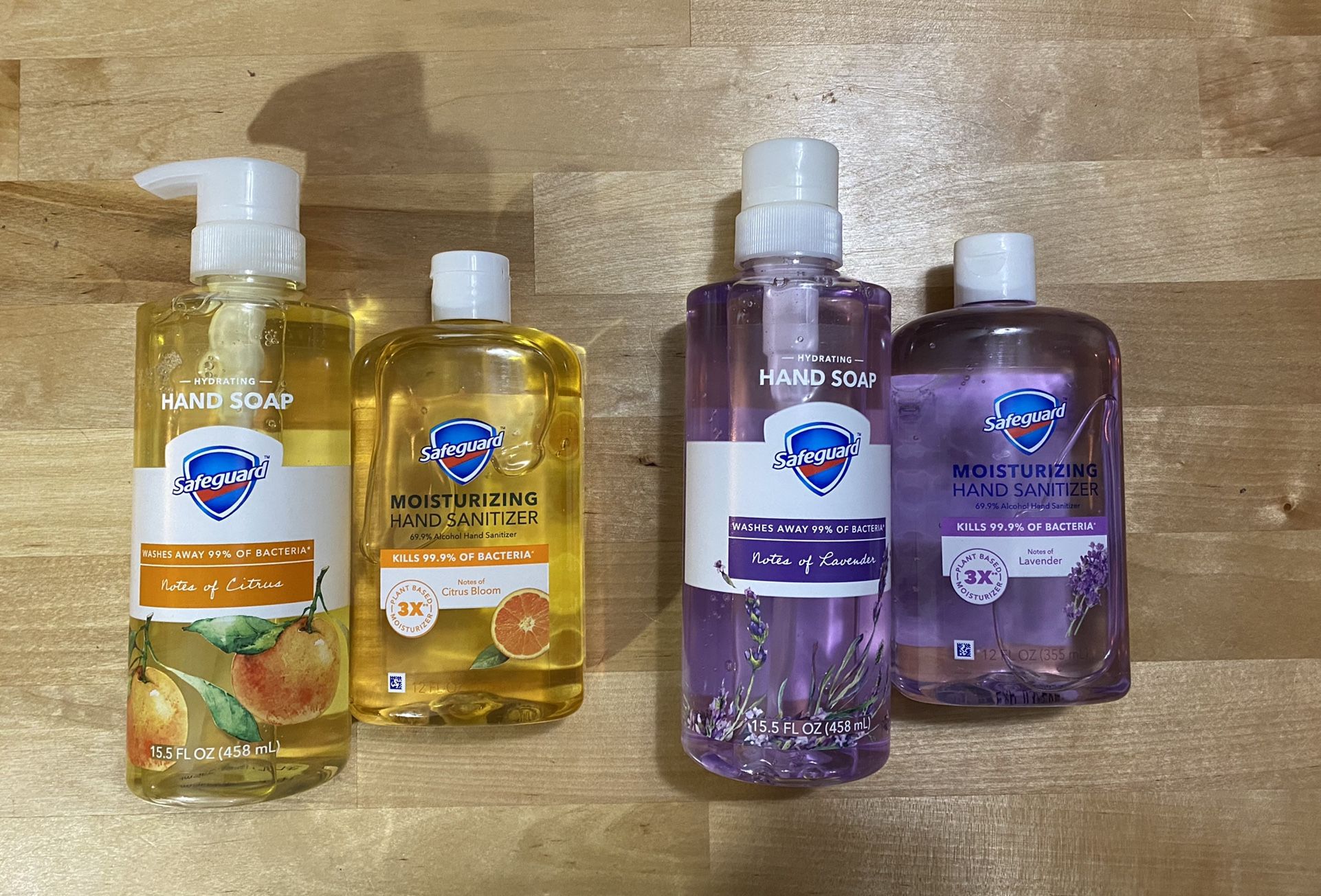 Safeguard hand soap & sanitizer pairs