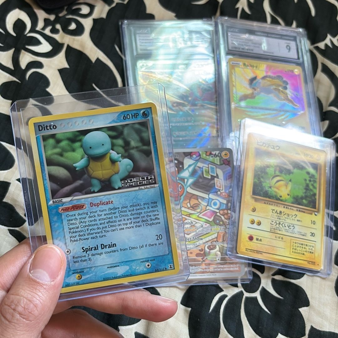 Rare Reverse Lot Pokemon Ex Delta Species Ditto Squirtle Reverse Lot for Sale in ...