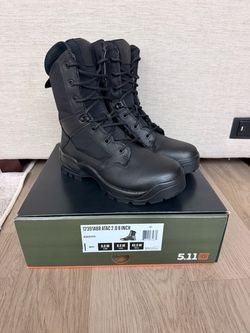 5.11 ATAC 2.0 Side Zip Boot: Size 9 Wide