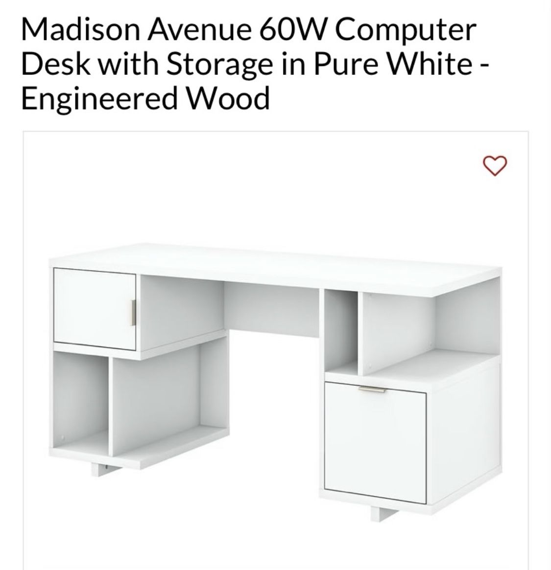 White Desk-Brand New