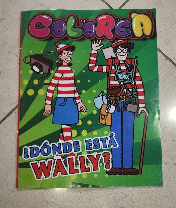 Where's Waldo Colorea Mexico Coloring Activity Booklet Magazine HTF Rare