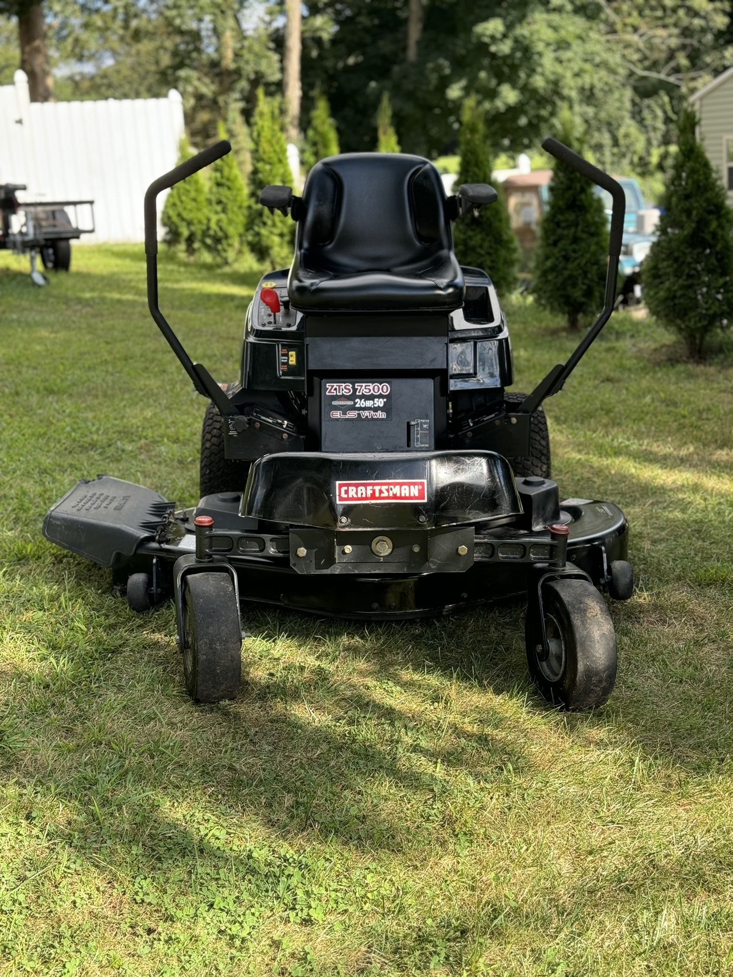 Craftsman zero turn zts 7500 hotsell