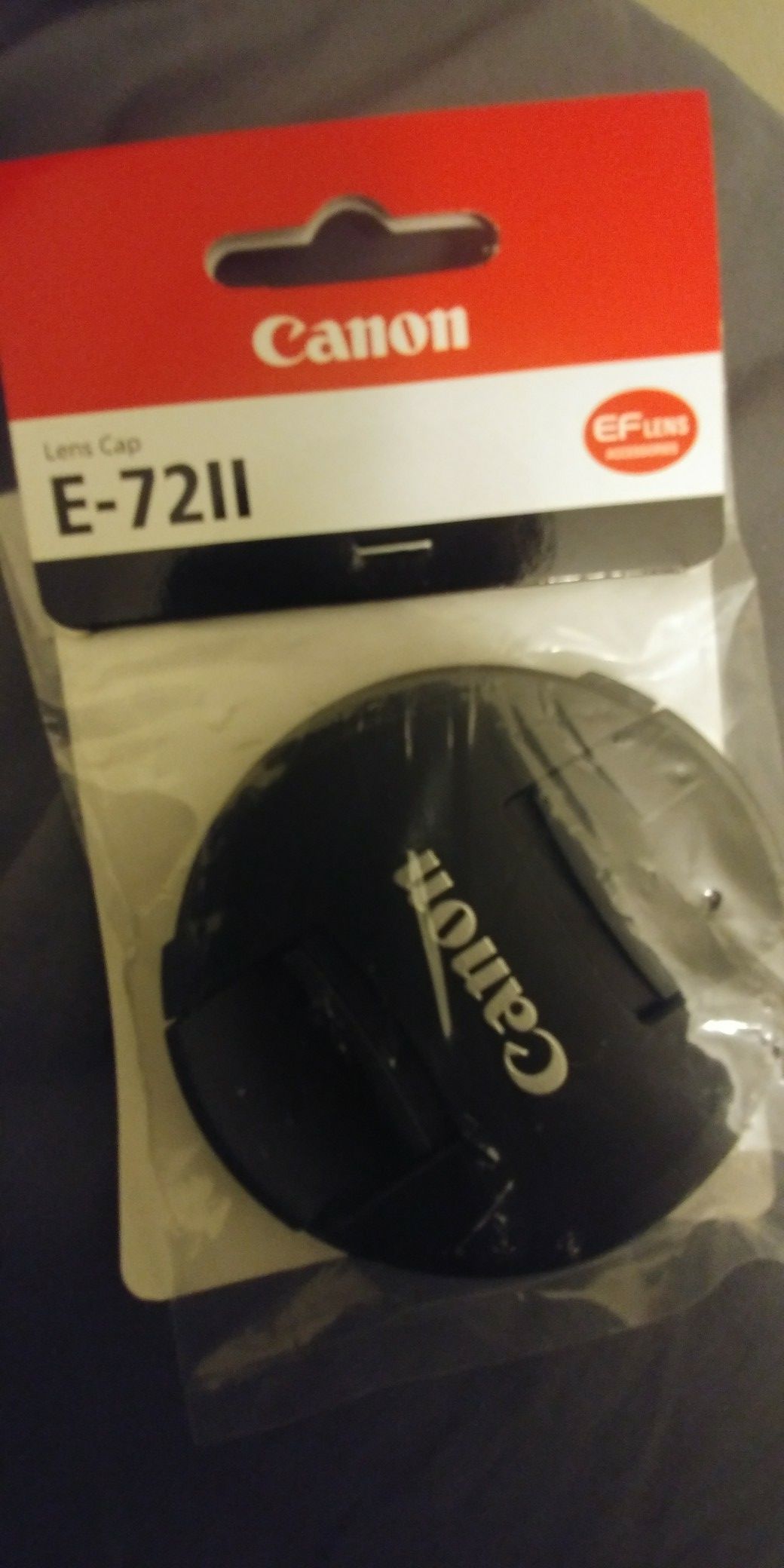 New canon 72mm lens cap