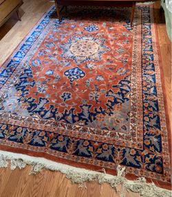 %100 Wool Handmade Rug 6x9