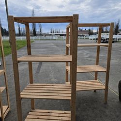4 Wood Shelves