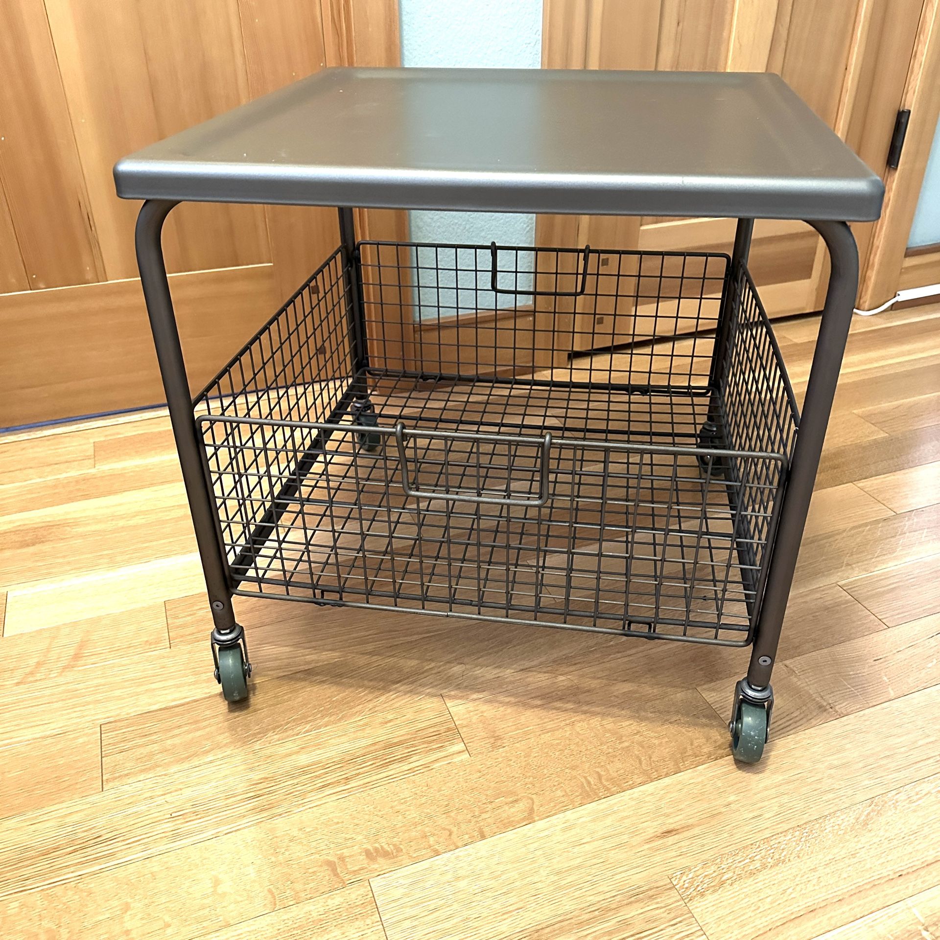 IKEA Metal Coffee Table On Casters