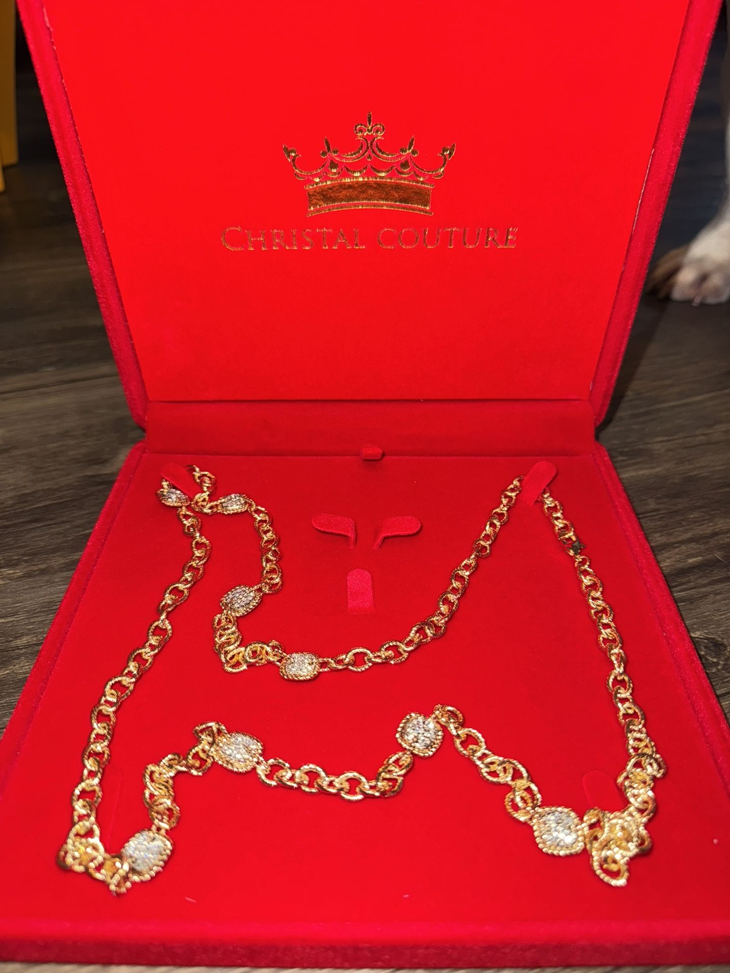 Brand NewJuicy Couture Diamond Gold Necklace