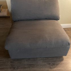 FREE Down Stuffed Armless Chair - So Comfy!