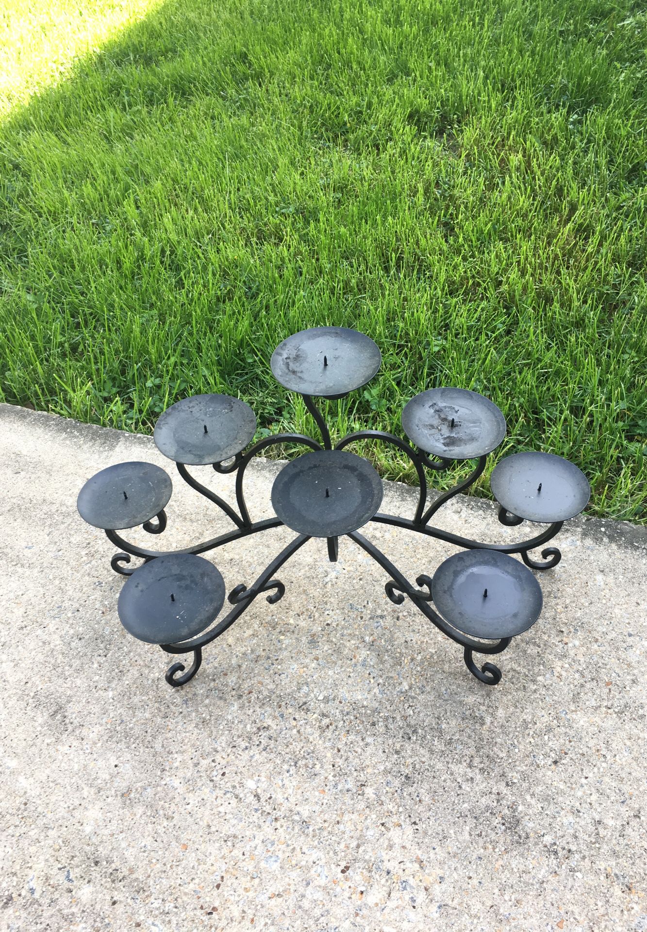 Fireplace candle holder