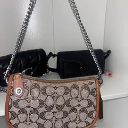 Coach Swinger Crystal Jacquard 20