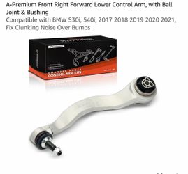 Front Right Forward Lower Control Arm w/Ball Joint & Bushing BMW 530i, 540i, 2017-2021
