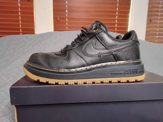Nike Air Force 1 LUXE Black Gum Mens size 10.5 AF1 with original box