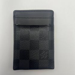 Louis Vuitton Pince Money Clip Cardholder in Damier Cobalt Canvas