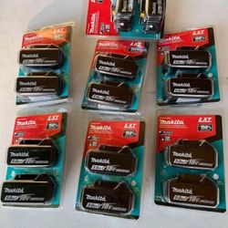 Makita 18V LXT Lithium-lon High Capacity Battery Pack 5.0 Ah with LED Charge Level Indicator (2-Pack