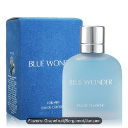 Blue Wonder Eau de Cologne for Men - 3.4 fl oz