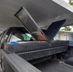Tool box for regular size pick-up truck