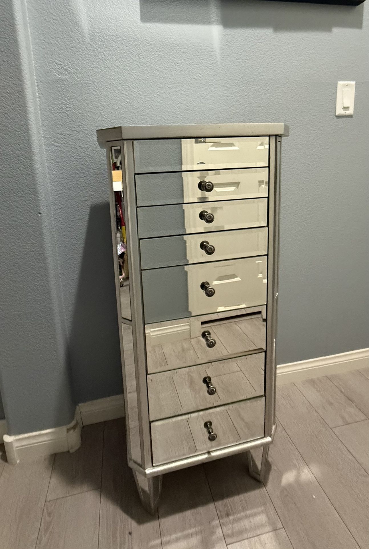 Mirrored Jewelry Armoire