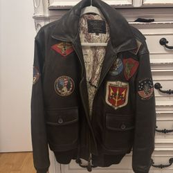 Top Gun Official G-1 Bomber Flight Jacket Barely Used.