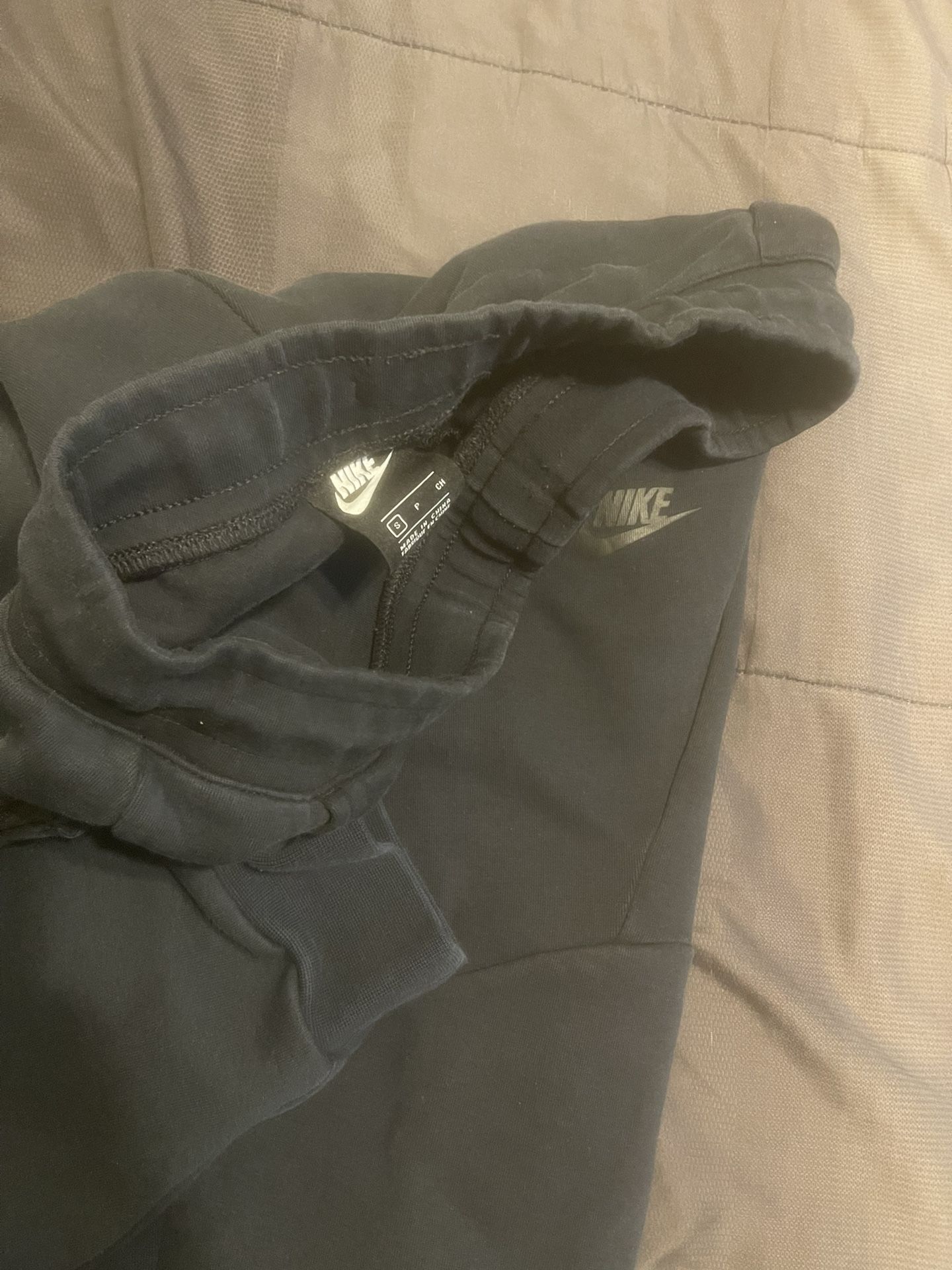 Nike Black Fleece Tech Pants