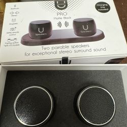 U Pro Matte Black 2 Bluetooth Portable Speaker New In Box 