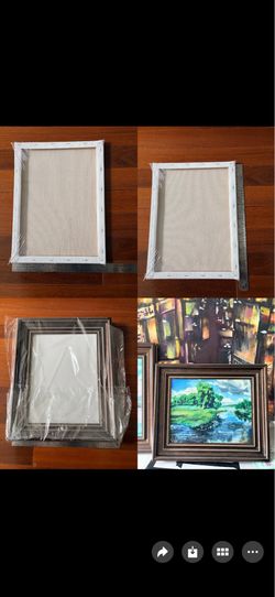 New Canvas Panel & Decorative Picture Frame Set