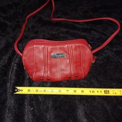 Red  Leather  Purse Tiqnanello