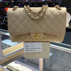 VERIFIED Chanel Classic Double Flap Jumbo