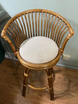 Bamboo Stools  Set Of 2