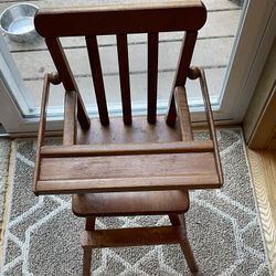 Vintage Doll Highchair