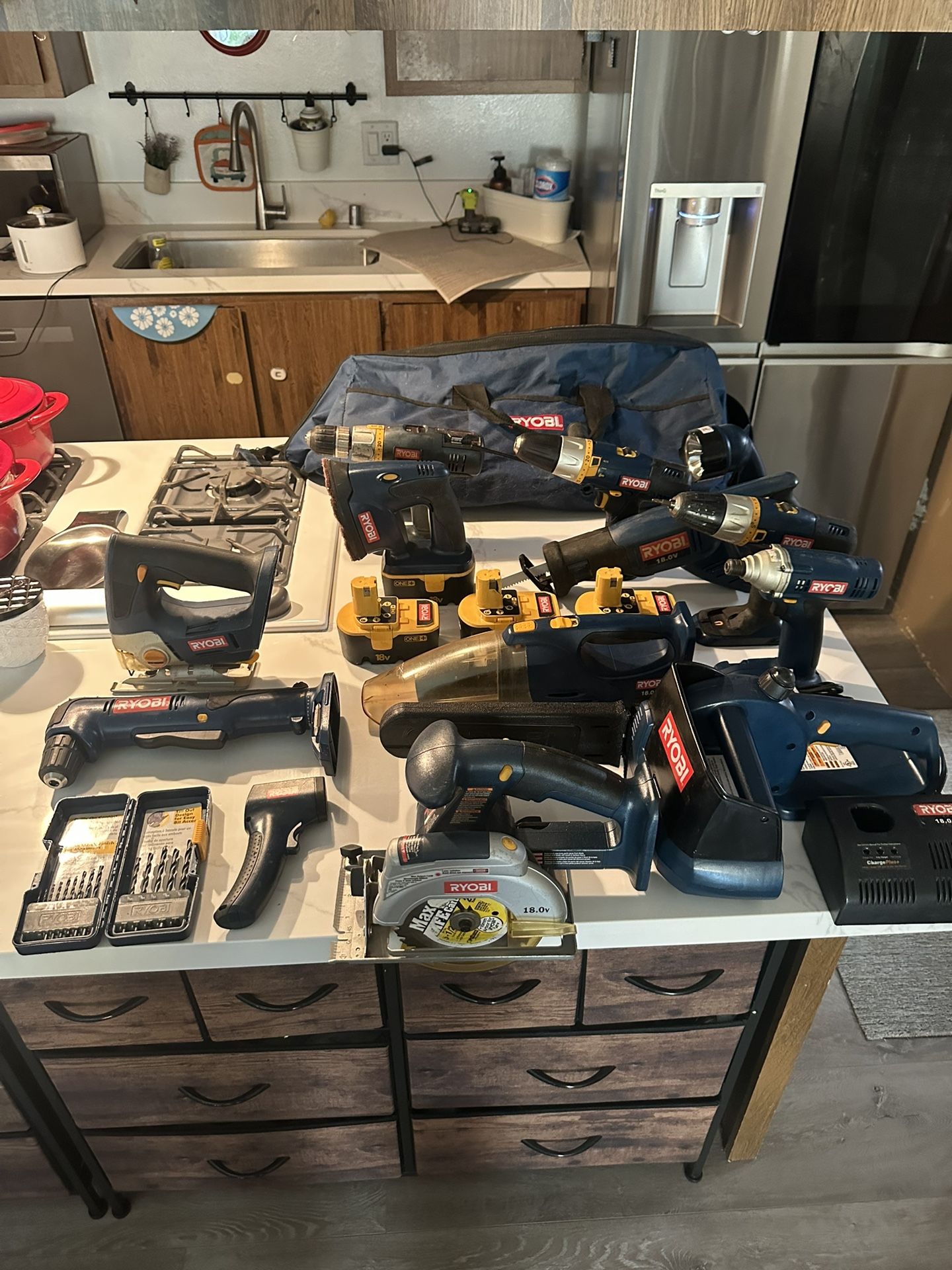 Ryobi 13 Tool Set With Many Extras $325