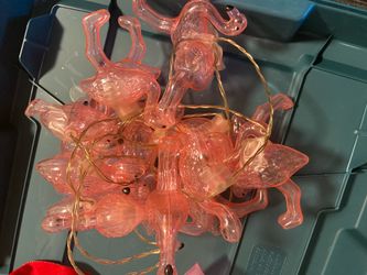 Pink Flamingo Fairy String Lights